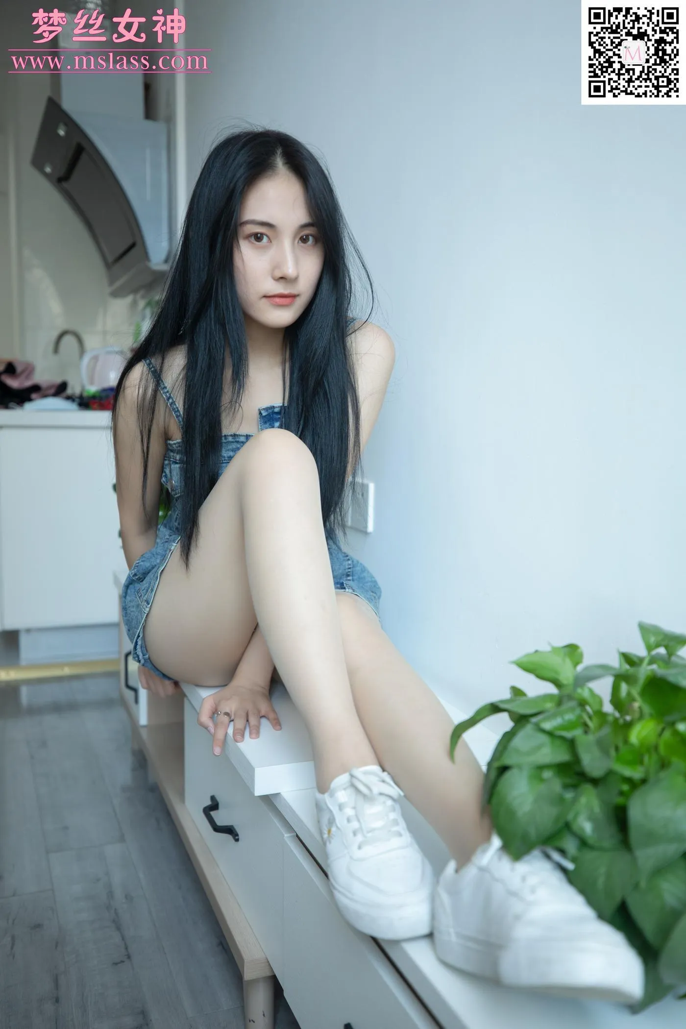[MSLASS梦丝女神] 2020.06.27 NO.116 小允儿 牛仔连衣裙 [62P]插图4